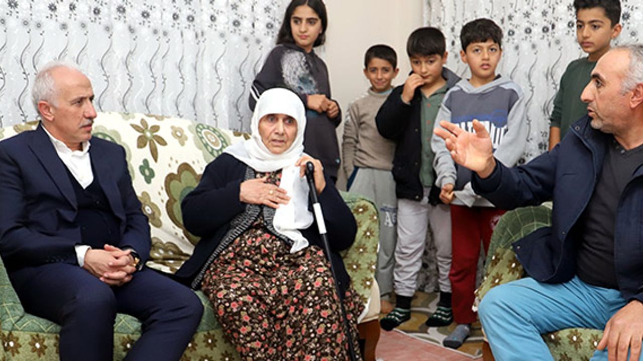 Terör mağduru aileye sahip çıktı