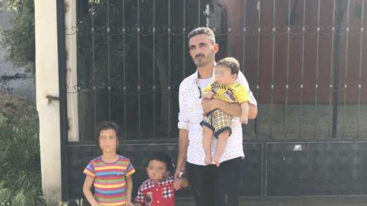 Adana'da eşinin terk ettiği koca üç çocuğuyla polise sığındı