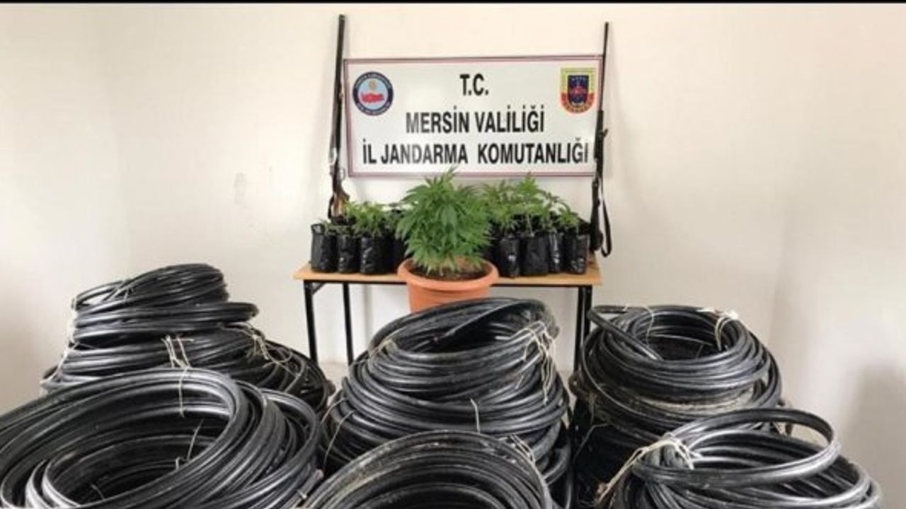 Mersin'de kablo hırsızlığı iddiasıyla yakalanan iki kişi tutuklandı