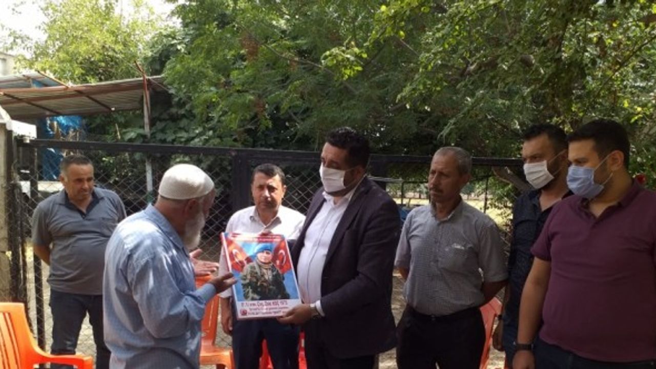 AK Parti Düziçi İlçe Teşkilatından şehit babasına ziyaret