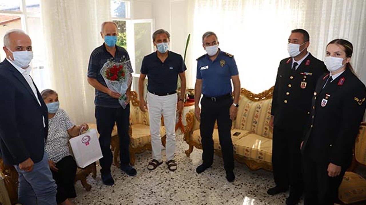 Akdeniz'de kahraman gazilere vefa ziyareti
