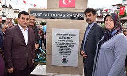 Şehit Ali Yılmaz Caddesi açıldı