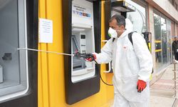 ATM'ler dezenfekte ediliyor