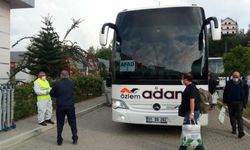 Adana'da karantina süresi dolan 358 kişi memleketlerine uğurlandı
