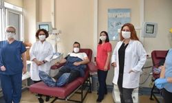 Adana'da Kovid-19'u yenen hasta immün plazma bağışında bulundu