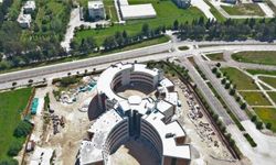 ÇÜ Güzel Sanatlar Fakültesi hizmet binası inşaatının yüzde 82'si tamamlandı