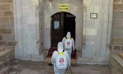 Kahramanmaraş'ta camiler dezenfekte edildi
