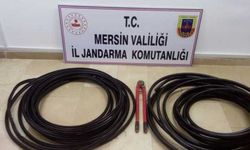 Mersin'de kablo hırsızlığı iddiasıyla 3 kişi gözaltına alındı