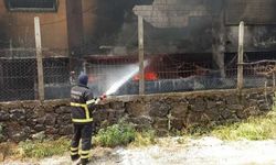 Osmaniye'de sac metal fabrikasında yangın