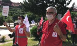 Türk Kızılayın gönüllü gençlerinden 19 Mayıs kutlaması