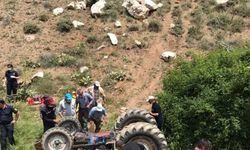 Burdur'da devrilen traktörün altında kalan kişi öldü