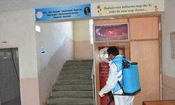 Tufanbeyli'de okullar dezenfekte edildi