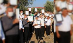 Hatay'da "Zeytinciliği Geliştirme Projesi" kapsamında 29 çiftçiye tapu verildi