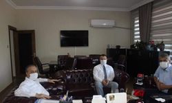 Mersin Valisi Su, Rektör Aydın'ı ziyaret etti