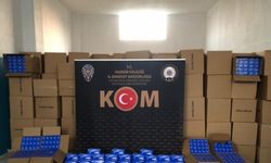 Mersin'de 10 milyon kaçak makaron ele geçirildi