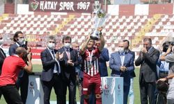 Şampiyon Hatayspor, kupasını aldı