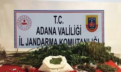 Adana'da bir evde 8 kilogram esrar ele geçirildi