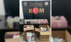 Antalya'da 380 şişe gümrük kaçağı sahte parfüm ele geçirildi
