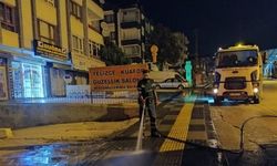 Keçiören'in sokakları Kovid-19'a karşı haftada en az bir kez yıkanıyor
