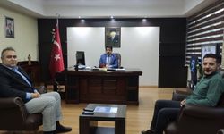Gülnar Kaymakamı Bayraklı ve Gülnar Cumhuriyet Başsavcısı Çatlı'ya ziyaret