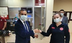Osmaniye İl Sağlık Müdürü Öznavruz'dan sağlık çalışanlarına moral ziyareti