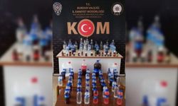 Burdur'da sahte içki operasyonunda 3 şüpheli yakalandı