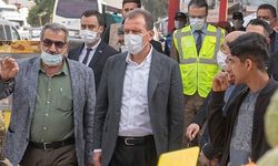 Çay ve Çilek'te çalışmaları inceledi