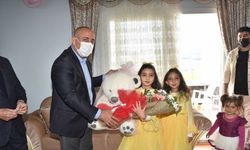 Kahramanmaraş'ta şehit kızına doğum günü sürprizi yapıldı