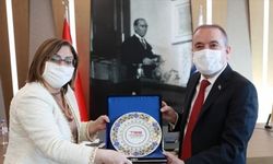 TBB Başkanı Şahin, Antalya Büyükşehir Belediye Başkanı Böcek'i ziyaret etti