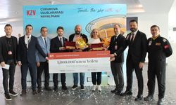 ÇUKUROVA ULUSLARARASI HAVALİMANI 1 MİLYONUNCU YOLCUYU AĞIRLADI