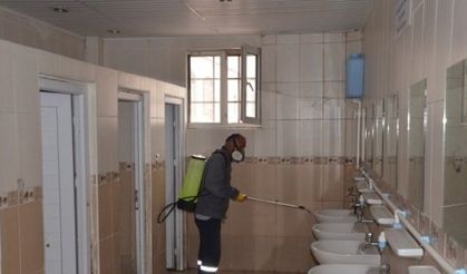 Kırıkkale’deki okul ve camiler temizleniyor