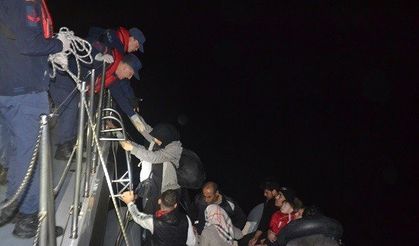 Kuşadası’nda 46 düzensiz göçmen yakalandı