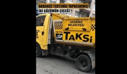 Akdeniz Belediyesinden Çöp Taksi Uygulaması