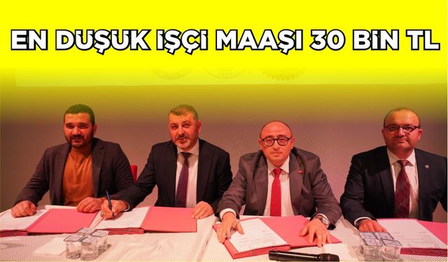 En düşük işçi maaşı 30 bin TL