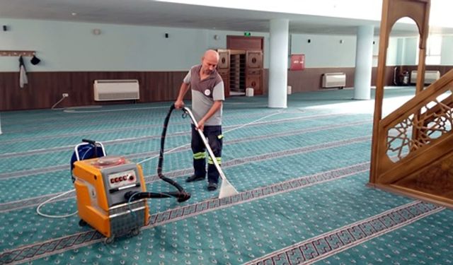 Akdeniz’de ibadethanelere kesintisiz temizlik hizmeti