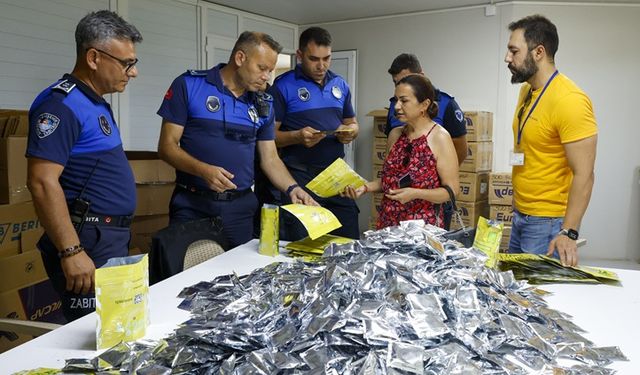 Gıda takviyesi üretiyorlardı! Mühürlendi!