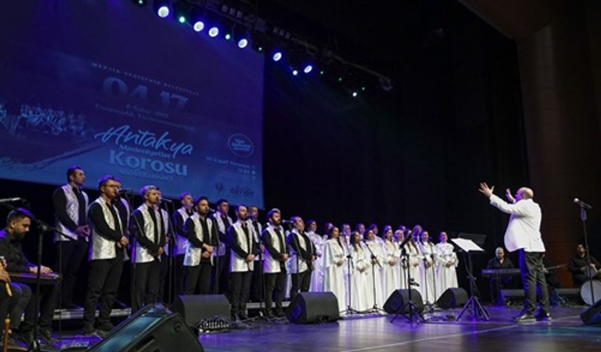 Antakya Medeniyetler Korosu 6 Şubat için Yenişehir’de sahne aldı