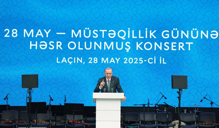 Cumhurbaşkanı Erdoğan Azerbaycan’da