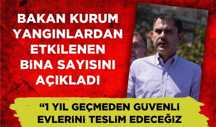 Bakan Kurum: "1 yıl geçmeden vatandaşlarımızın sağlam güvenli evlerini teslim ediyor olacağız"